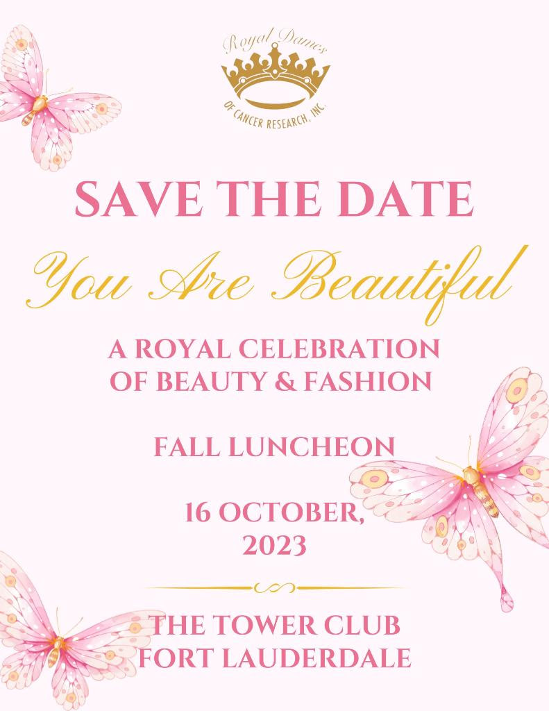 Events - Royal Dames of Cancer Research - 2023_Fall_Luncheon_-_Save_the_Date